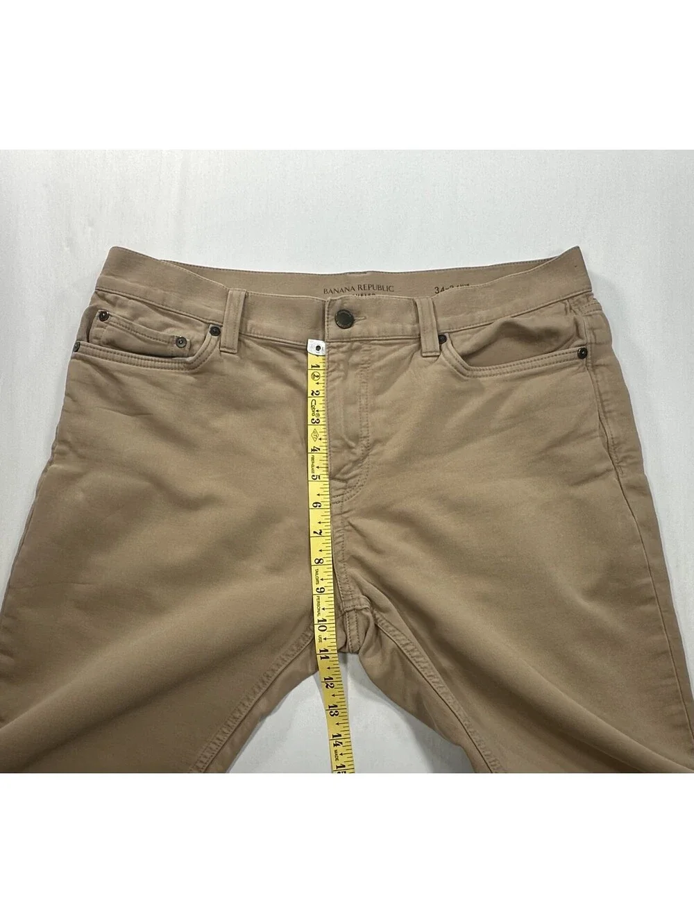 Banana Republic Traveler Slim Fit Chinos Brown Mens 34/34